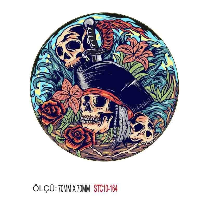 MOTOSİKLET GRENAJ EKİPMAN STİCKER 10'LU PAKET