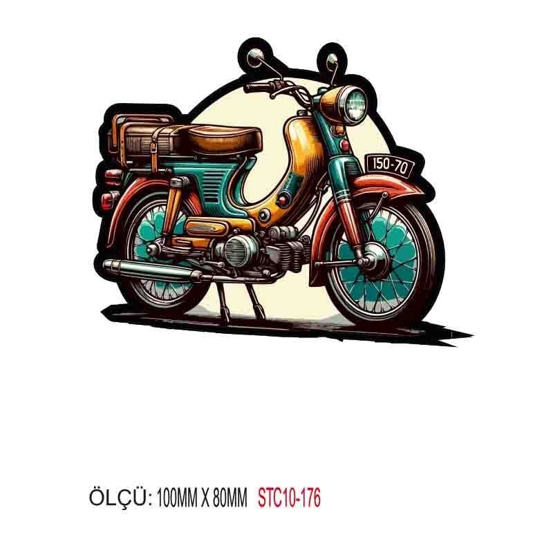 MOTOSİKLET GRENAJ EKİPMAN STİCKER 10'LU PAKET