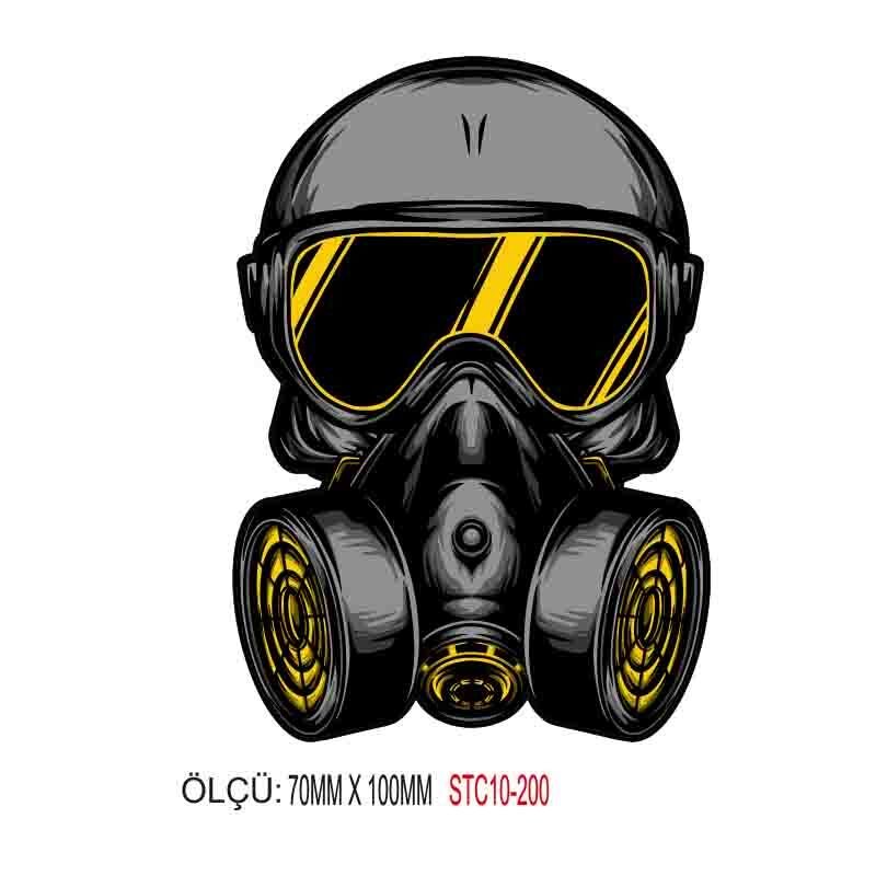 MOTOSİKLET GRENAJ EKİPMAN STİCKER 10'LU PAKET