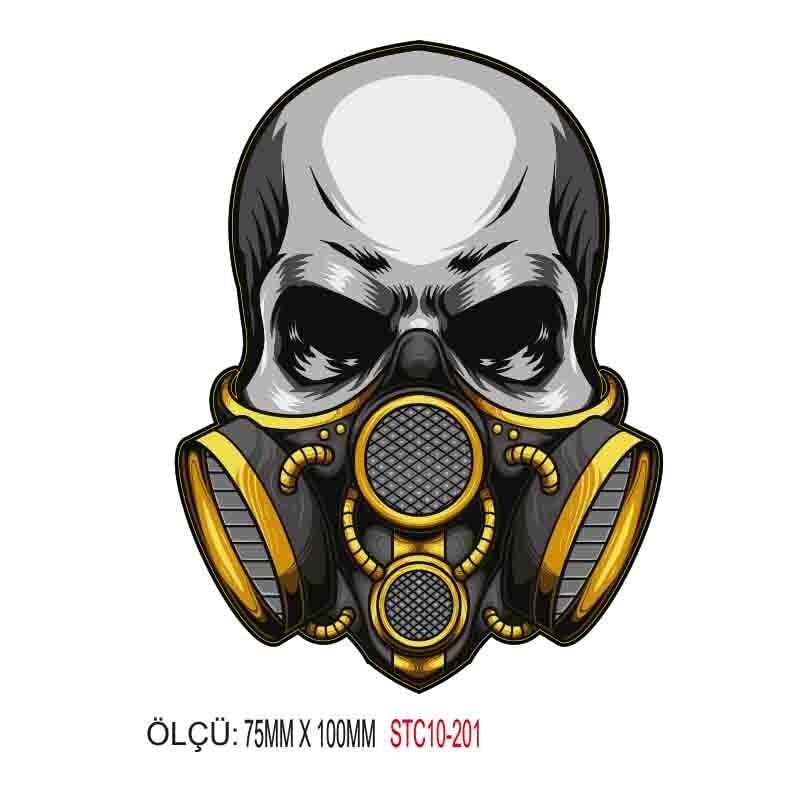 MOTOSİKLET GRENAJ EKİPMAN STİCKER 10'LU PAKET