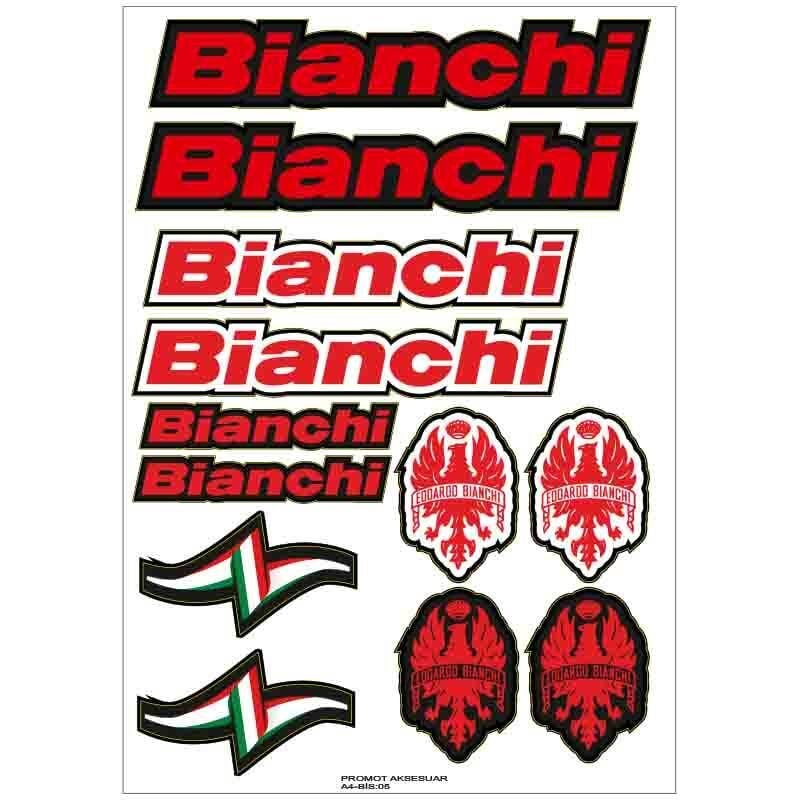 BİANCHİ BİSİKLET STİCKER SET