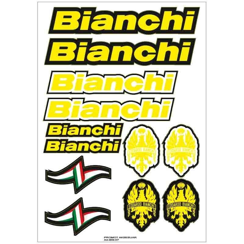 BİANCHİ BİSİKLET STİCKER SET