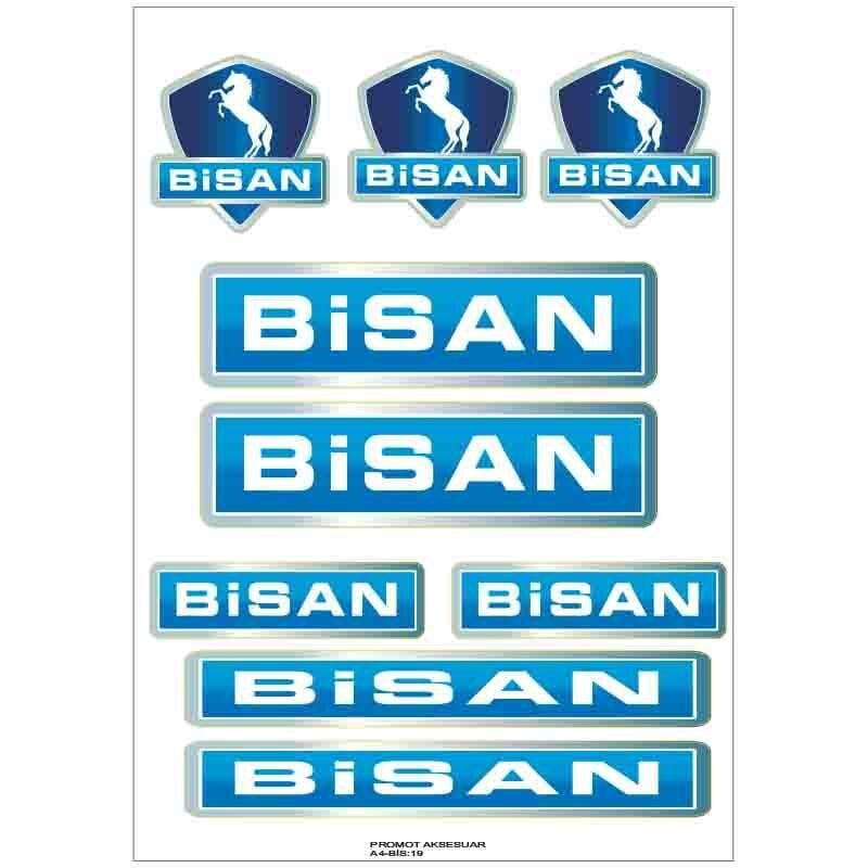 BİSAN BİSİKLET STİCKER SETİ