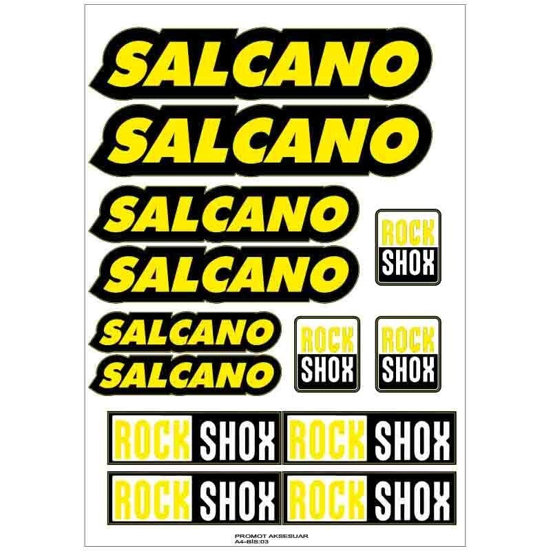 SALCANO BİSİKLET STİCKER SETİ