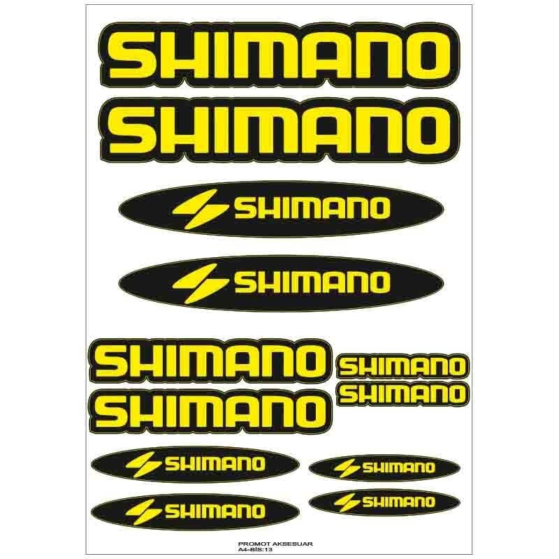 SHIMANO BİSİKLET STİCKER SETİ