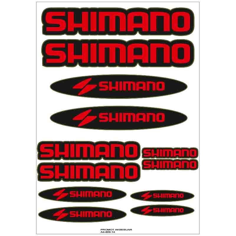SHIMANO BİSİKLET STİCKER SETİ