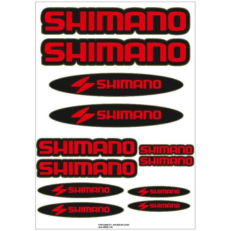 SHIMANO BİSİKLET STİCKER SETİ