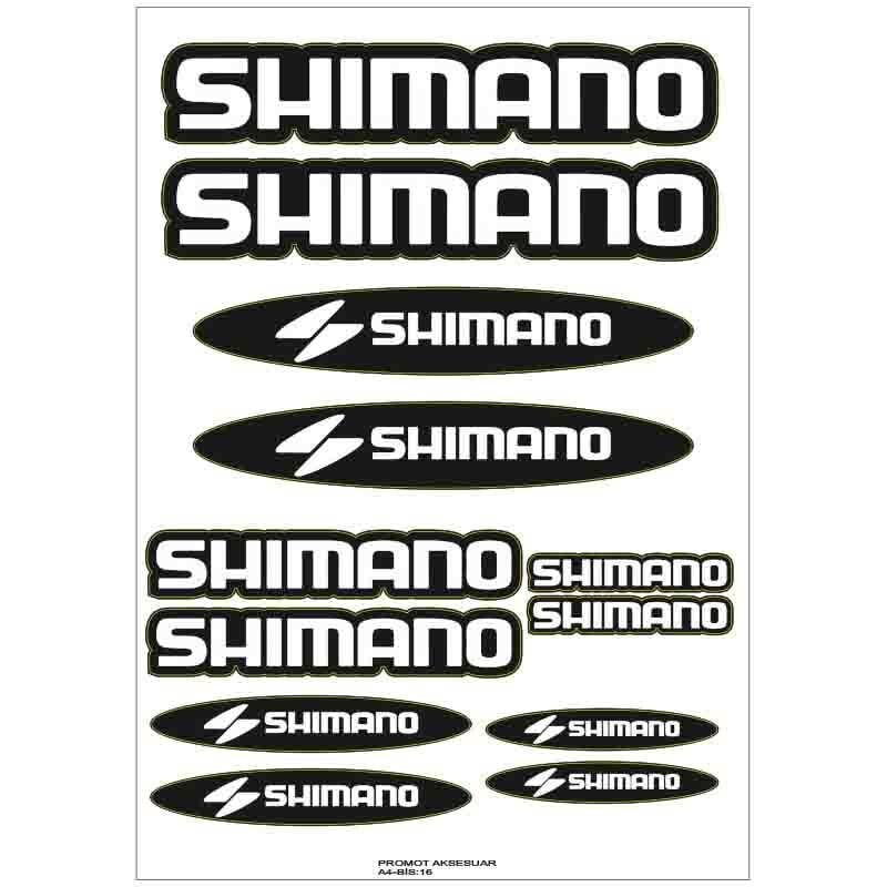 SHIMANO BİSİKLET STİCKER SETİ