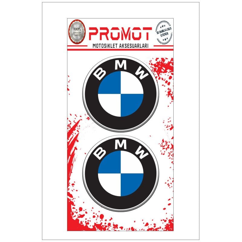 BMW AMBLEMİ OTO STİCKER 3D