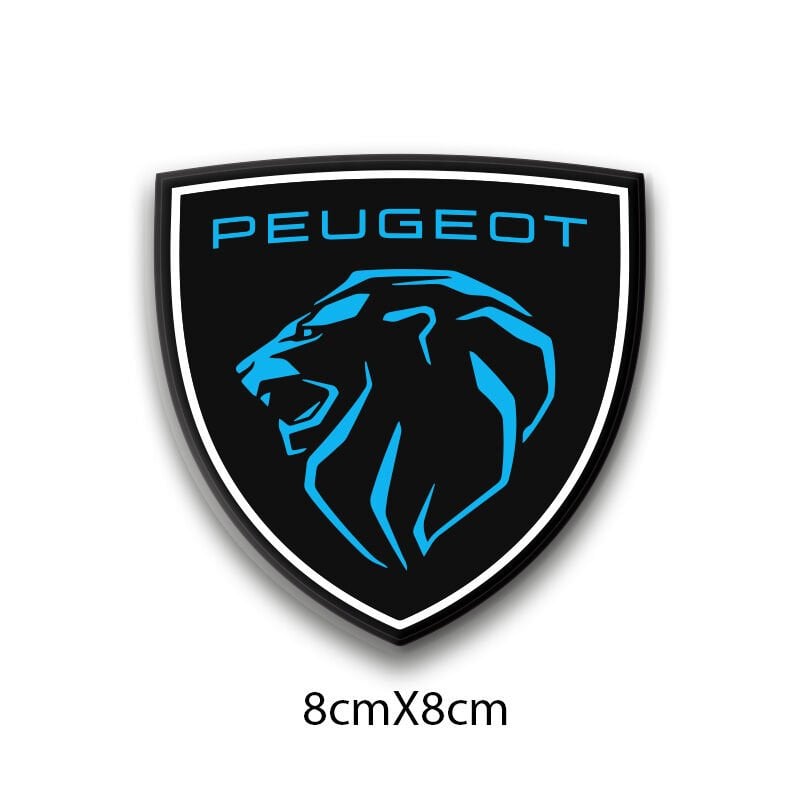 PEUGEOT AMBLEMİ OTO STİCKER 3D