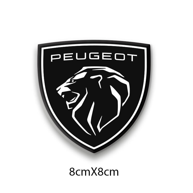 PEUGEOT AMBLEMİ OTO STİCKER 3D