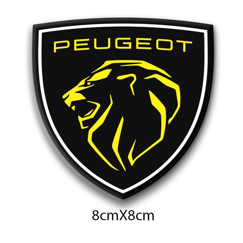 PEUGEOT AMBLEMİ OTO STİCKER 3D