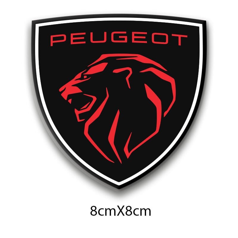 PEUGEOT AMBLEMİ OTO STİCKER 3D