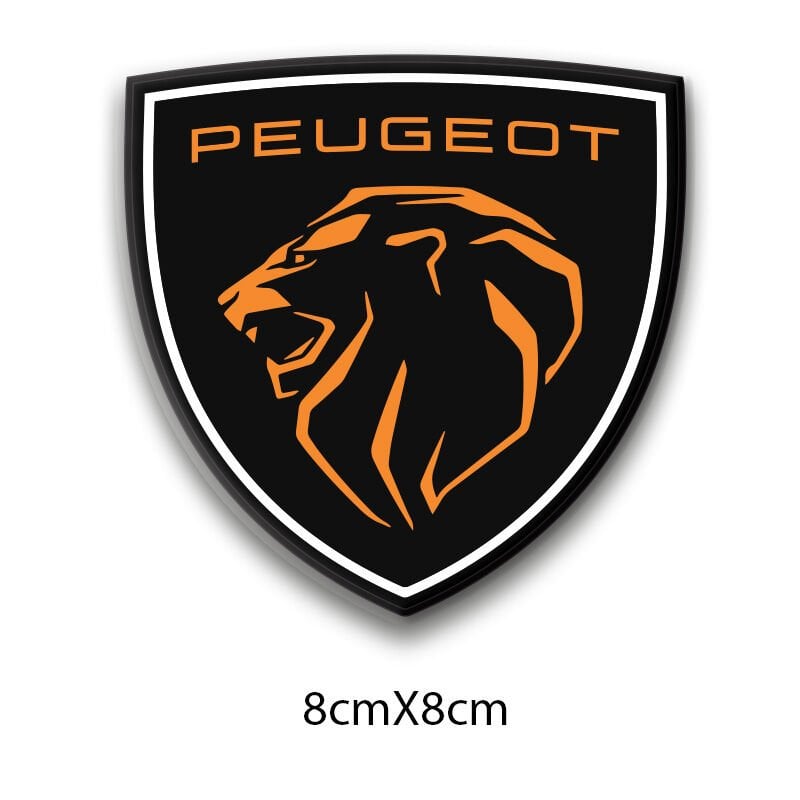 PEUGEOT AMBLEMİ OTO STİCKER 3D