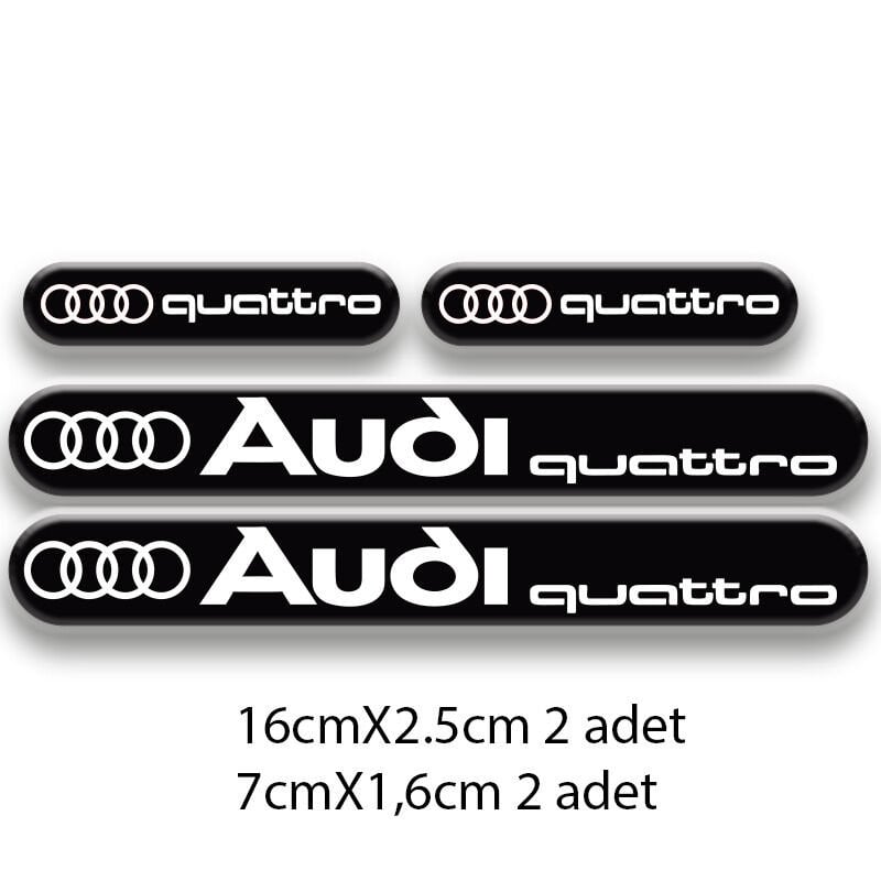 AUDI SET OTO STİCKER 3D STİCKER