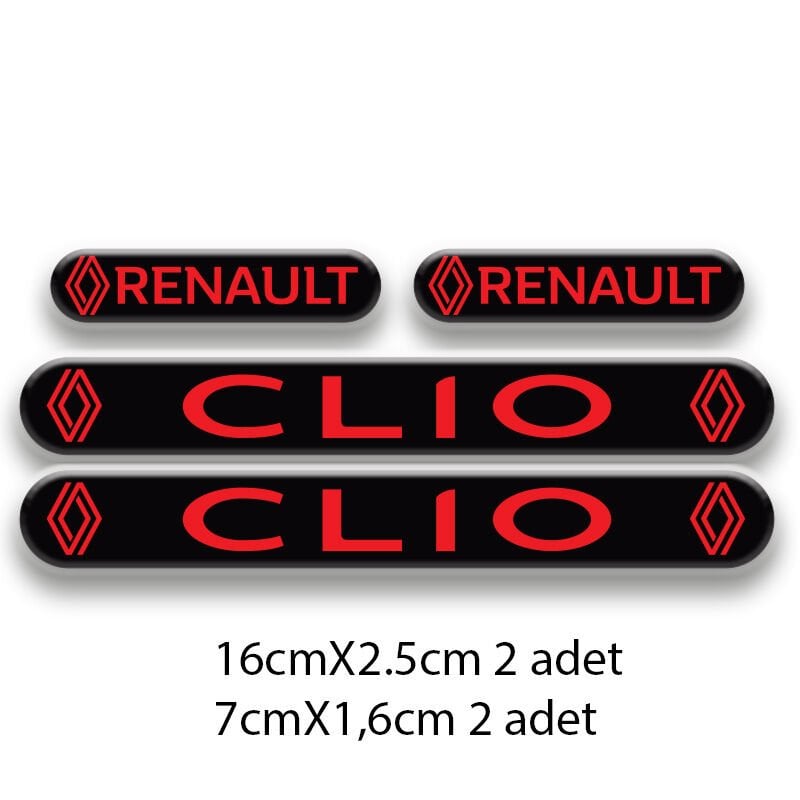 CLIO SET OTO STİCKER 3D STİCKER