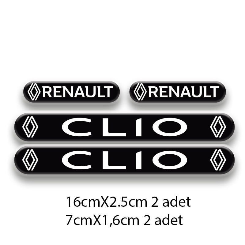 CLIO SET OTO STİCKER 3D STİCKER