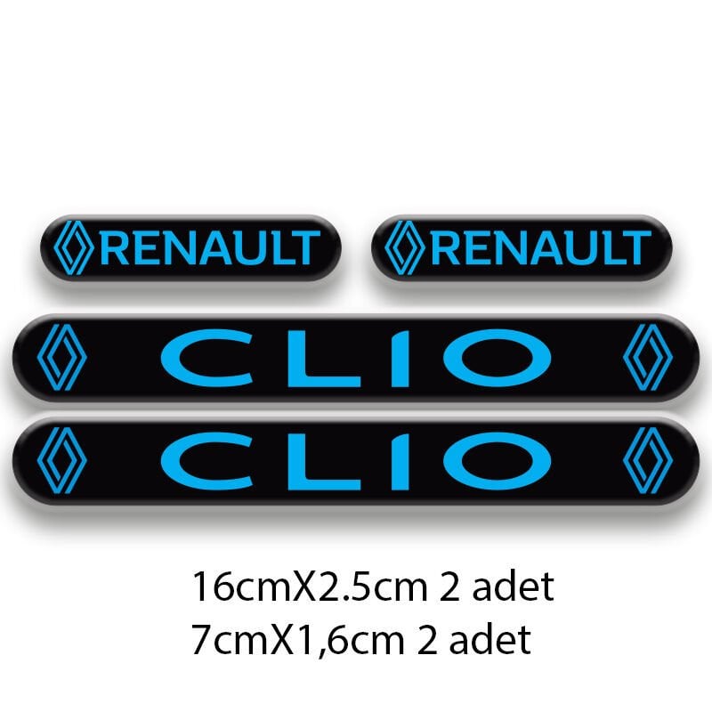 CLIO SET OTO STİCKER 3D STİCKER