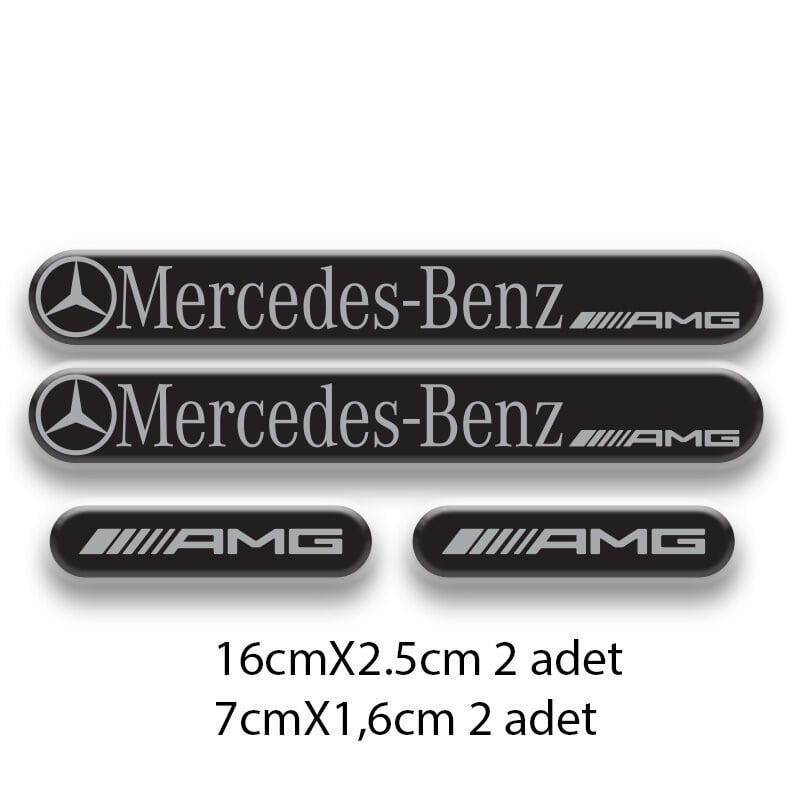 MERCEDES SET OTO STİCKER 3D STİCKER
