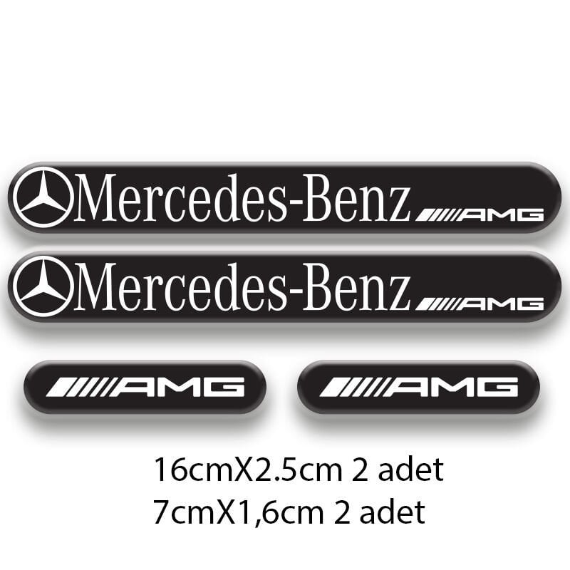 MERCEDES SET OTO STİCKER 3D STİCKER