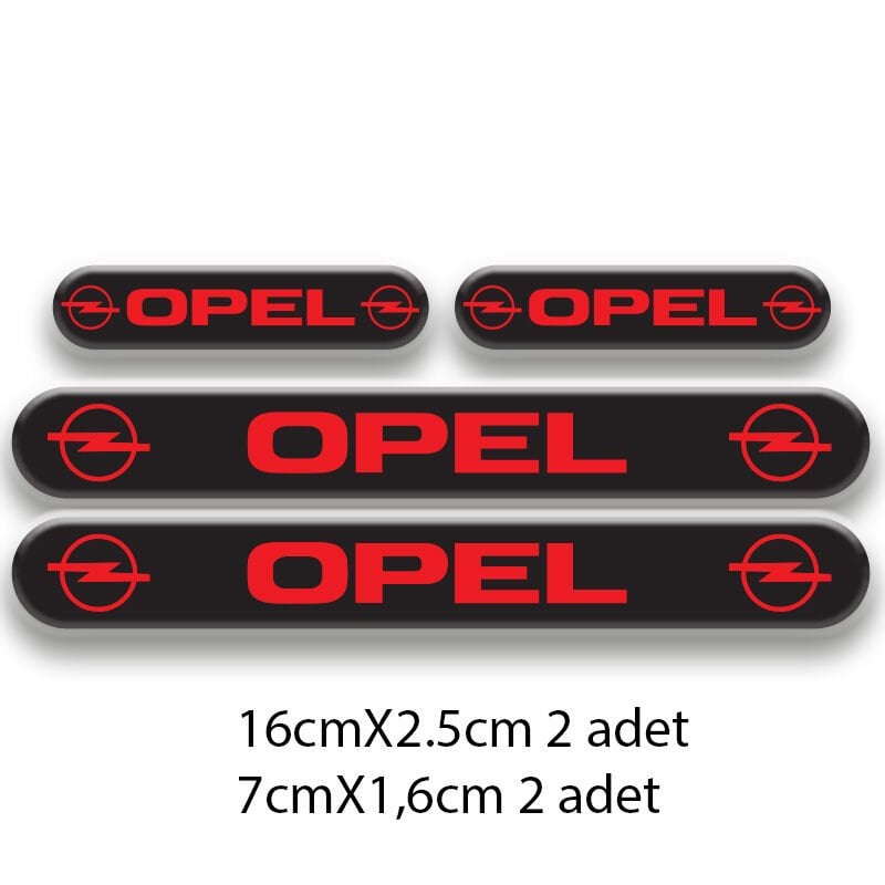 OPEL SET OTO STİCKER 3D STİCKER