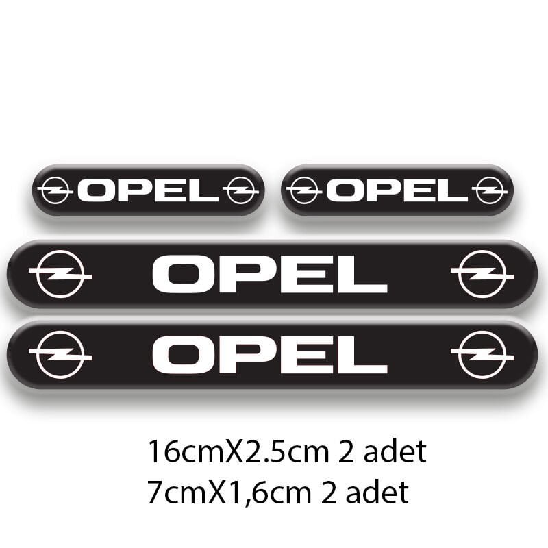OPEL SET OTO STİCKER 3D STİCKER