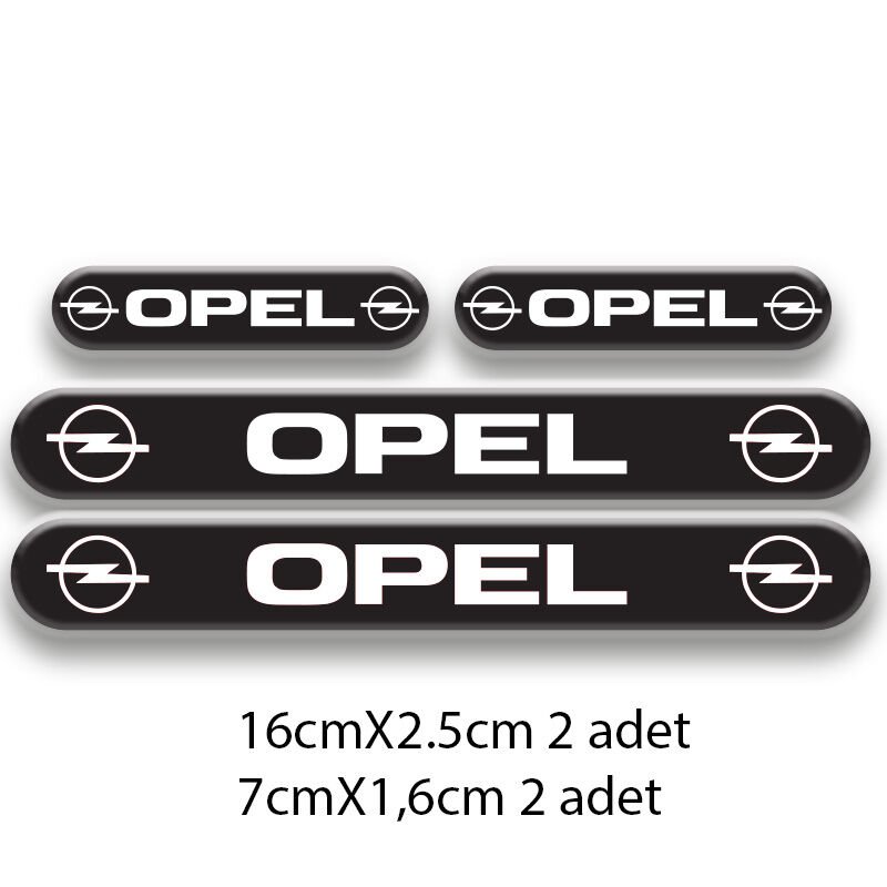 OPEL SET OTO STİCKER 3D STİCKER