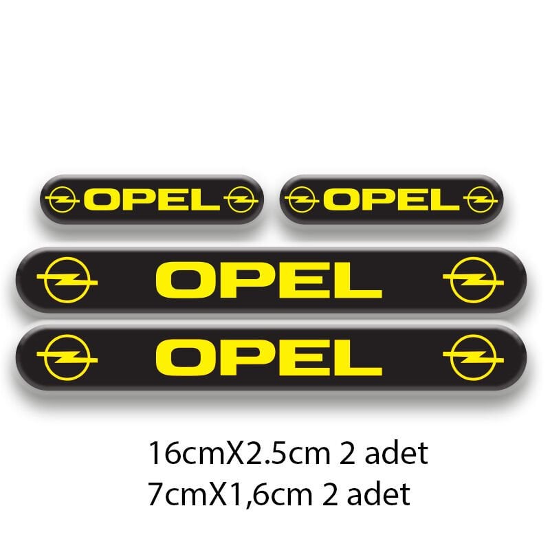 OPEL SET OTO STİCKER 3D STİCKER