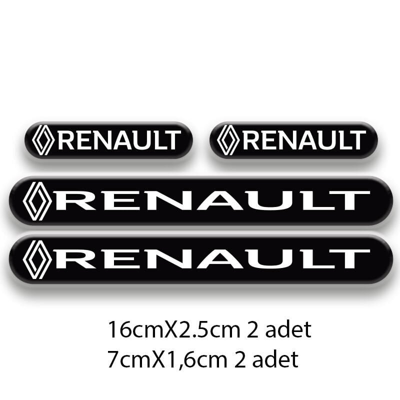 RENAULT SET OTO STİCKER 3D STİCKER
