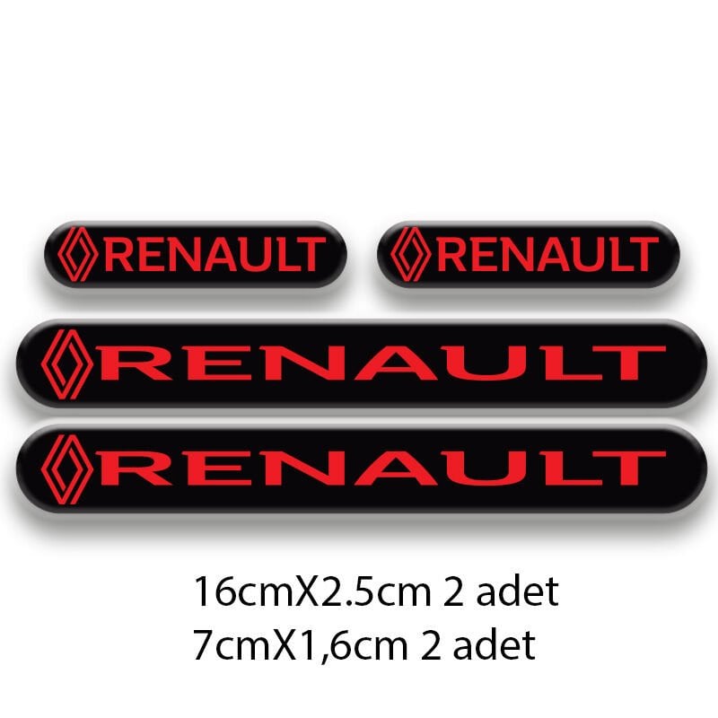 RENAULT SET OTO STİCKER 3D STİCKER