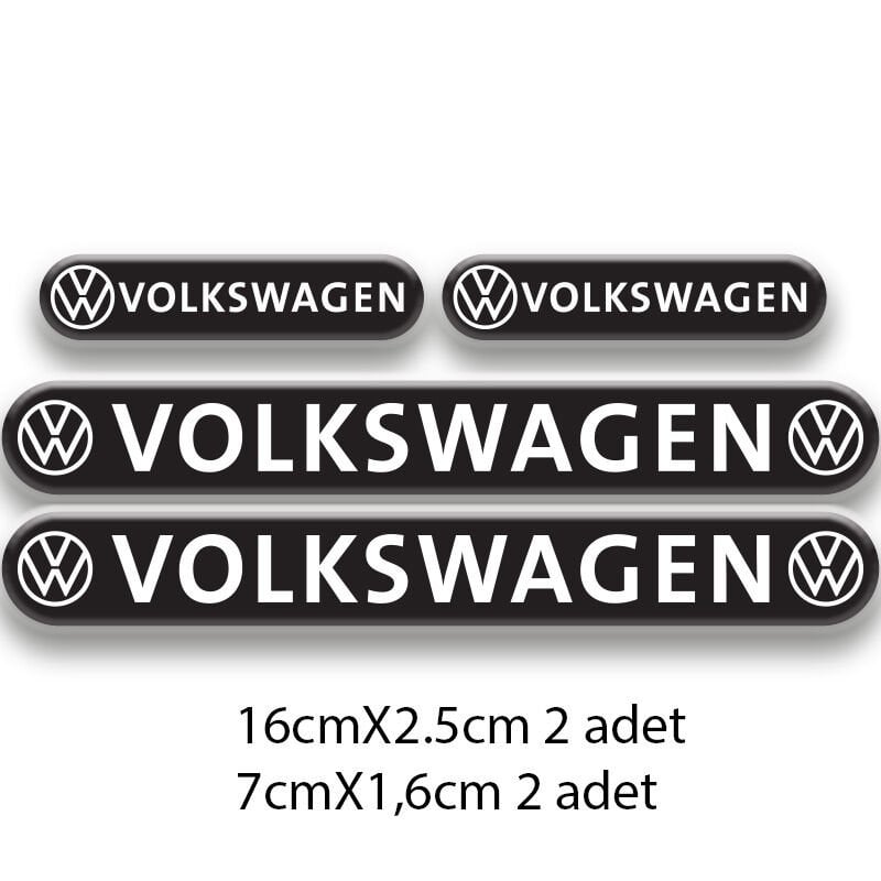 VOLKSWAGEN SET OTO STİCKER 3D STİCKER