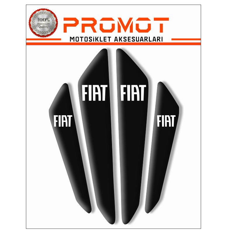 FIAT ARABA KAPI KOLU STİCKER 3D OTO STİCKER
