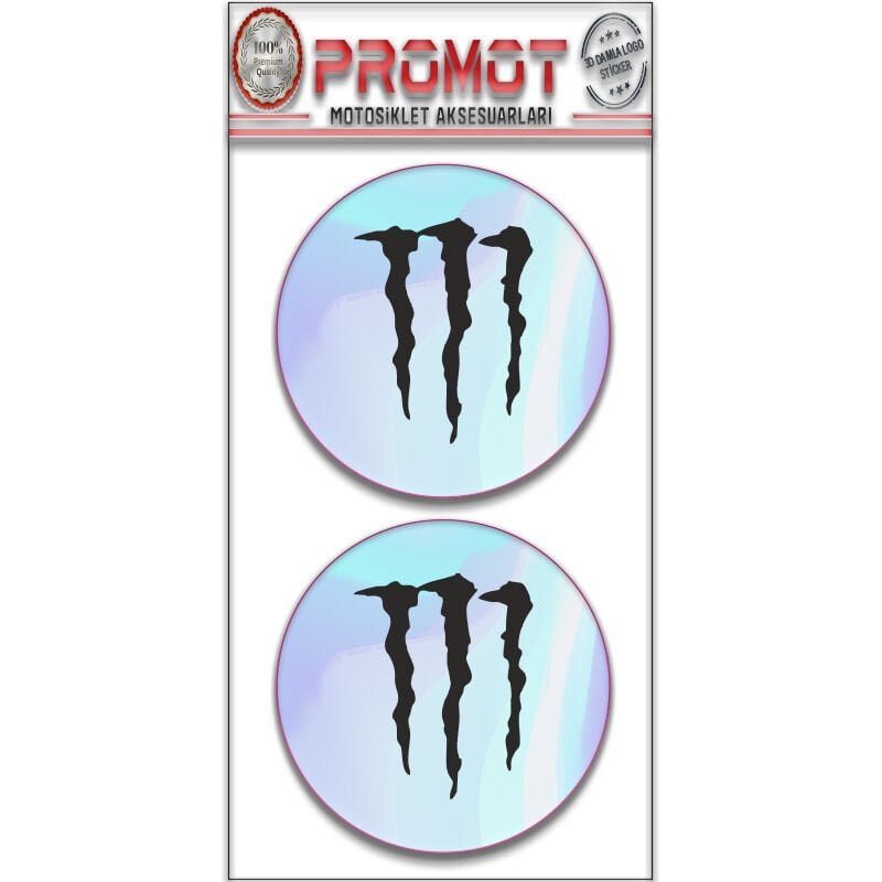 MONSTER HOLOGRAM DAMLA LOGO