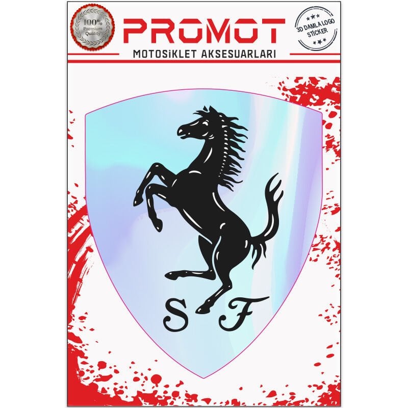 FERRARİ HOLOGRAM SİPERLİK DAMLA LOGO