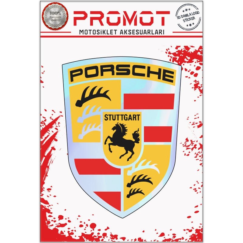 PORCHE HOLOGRAM SİPERLİK DAMLA LOGO