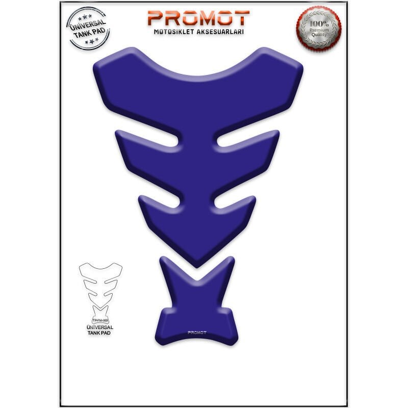 Universal Motosiklet Tank Pad 3D Sticker 0003
