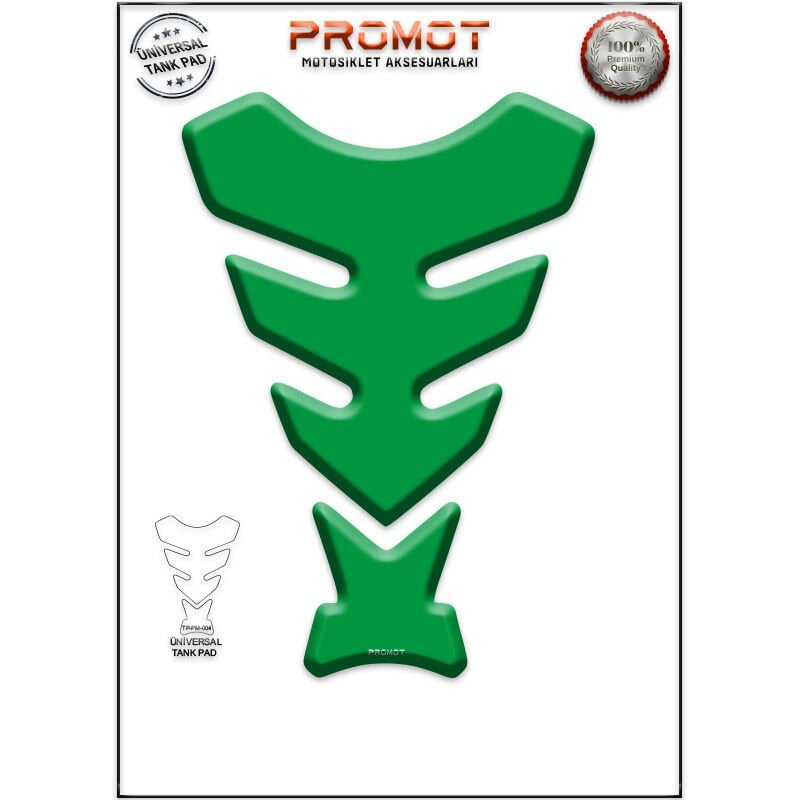 Universal Motosiklet Tank Pad 3D Sticker 0004