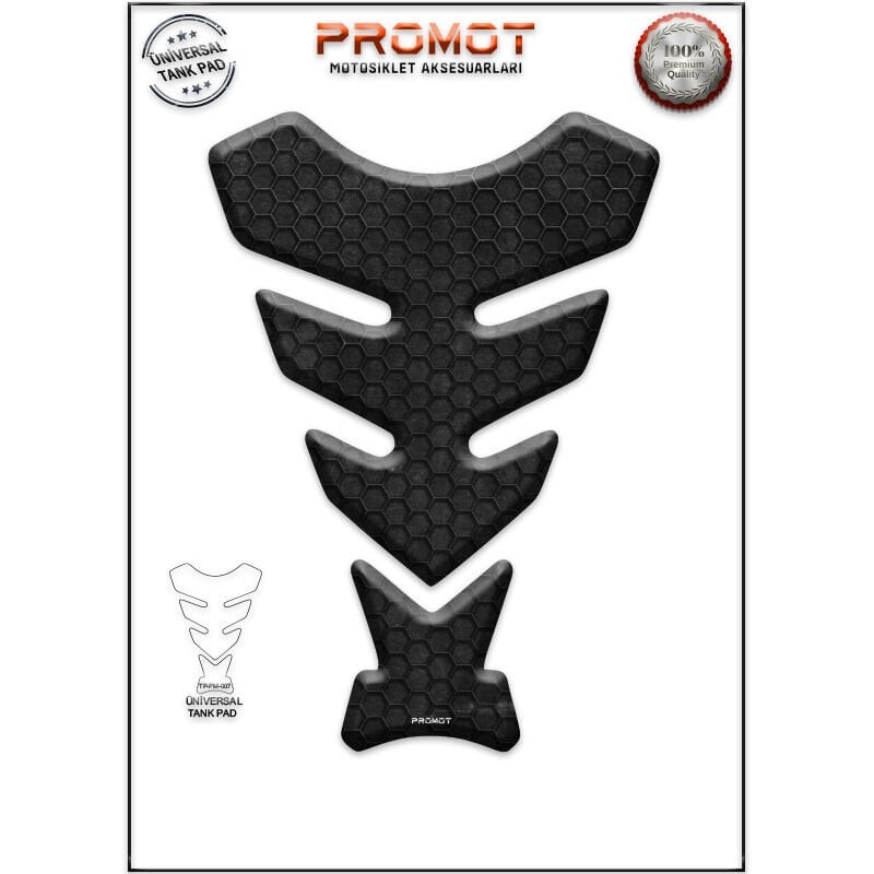 Universal Motosiklet Tank Pad 3D Sticker 0007