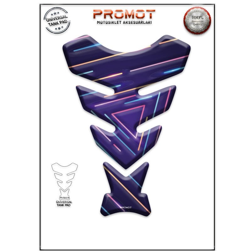 Universal Motosiklet Tank Pad 3D Sticker 0013