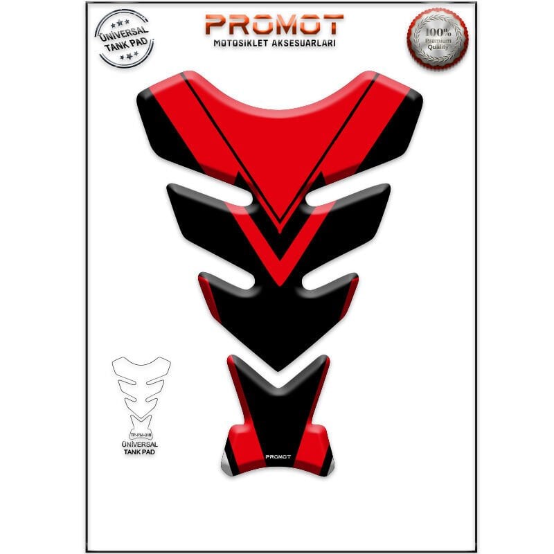 Universal Motosiklet Tank Pad 3D Sticker 0016