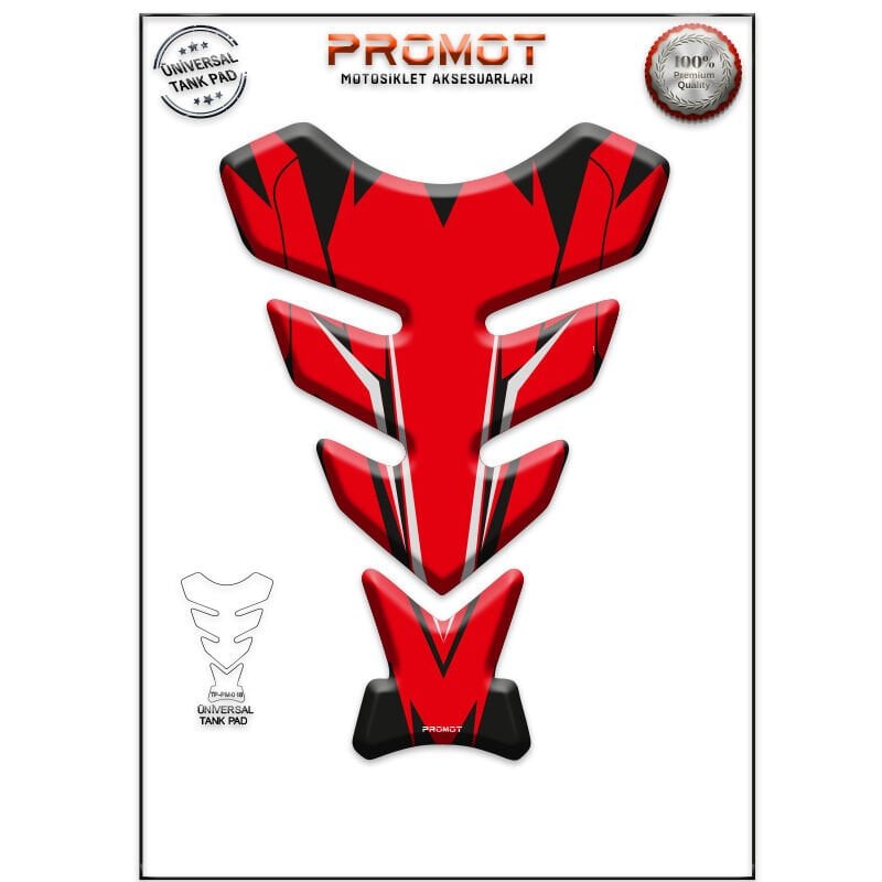 Universal Motosiklet Tank Pad 3D Sticker 0018