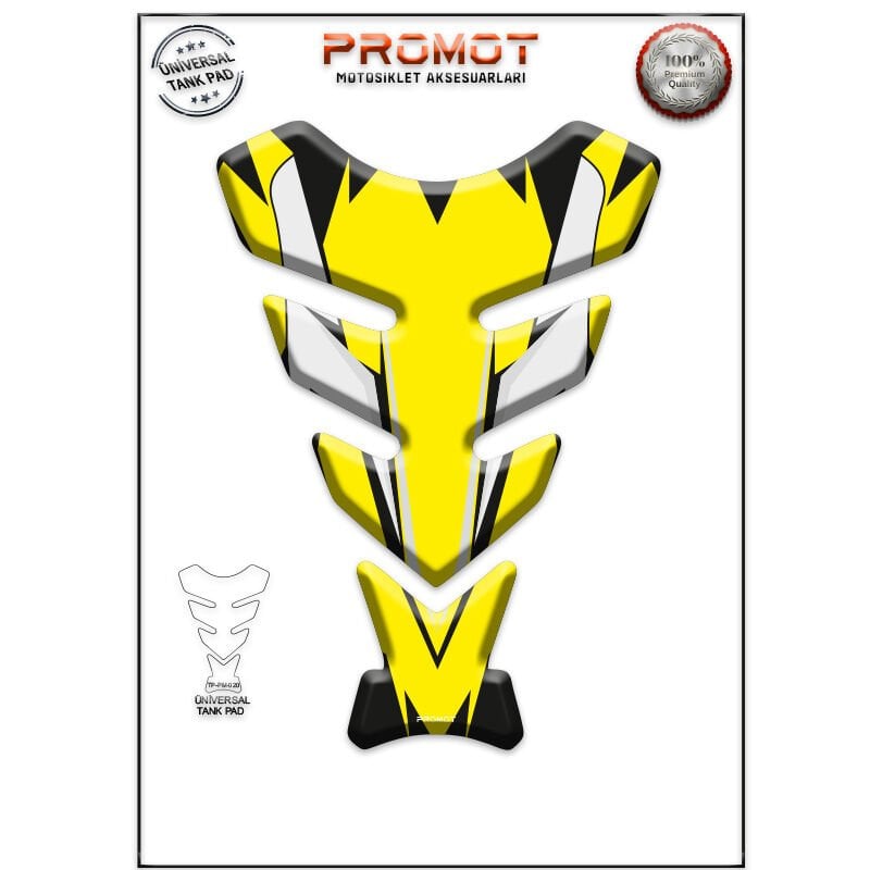 Universal Motosiklet Tank Pad 3D Sticker 0020