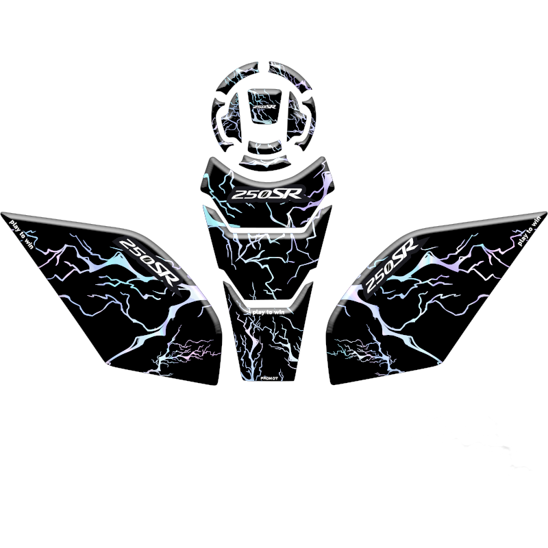 CFMOTO 250SR UYUMLU TANK PAD SET HOLOGRAM(2021-2026)