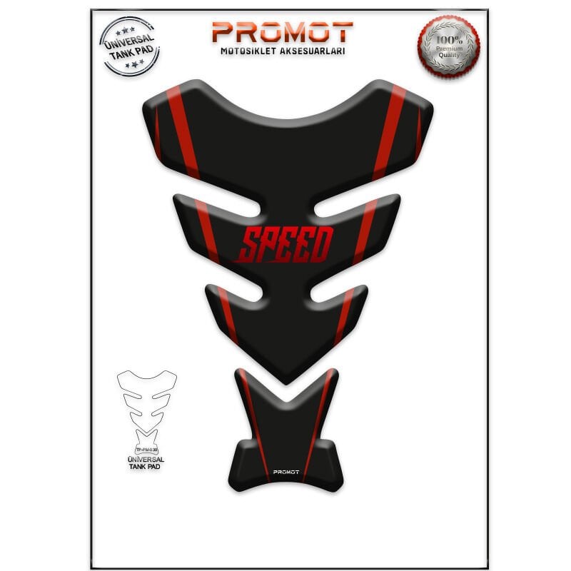 Universal Motosiklet Tank Pad 3D Sticker 0030