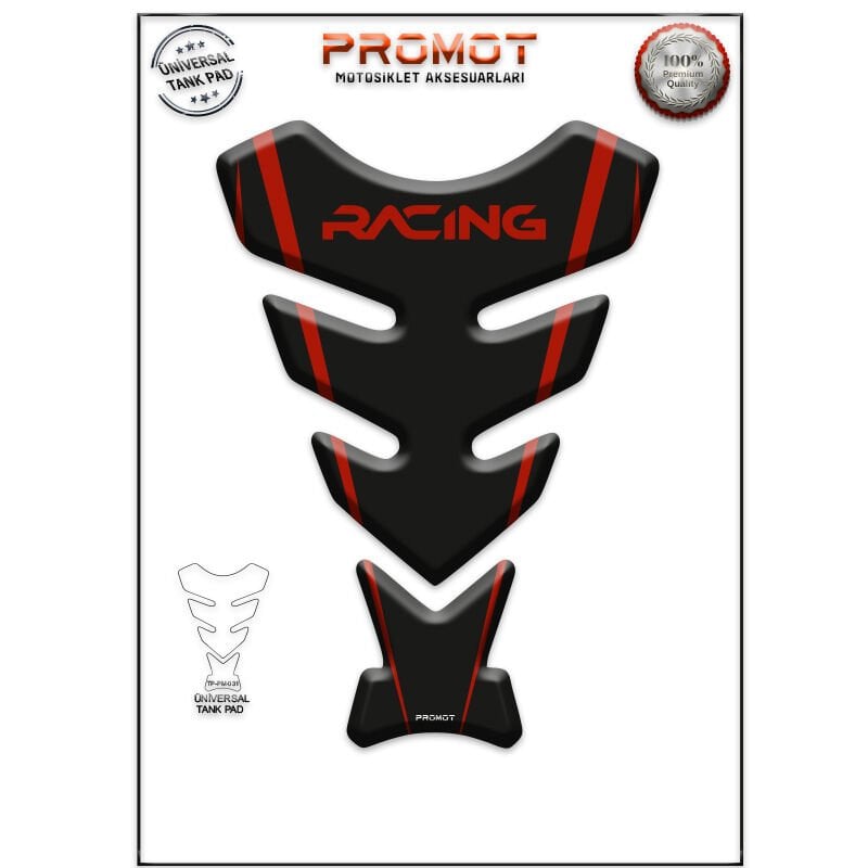 Universal Motosiklet Tank Pad 3D Sticker 0031