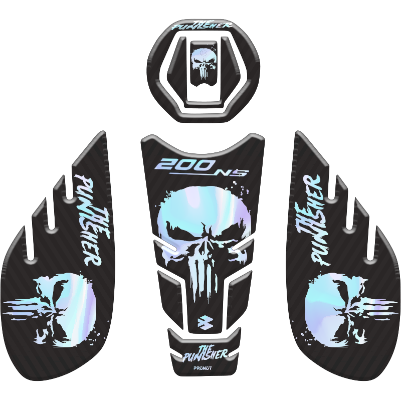 PULSAR NS200 UYUMLU HOLOGRAM TANK PAD  SET