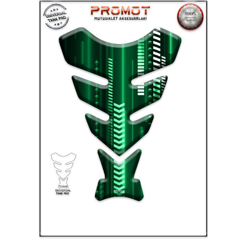 Universal Motosiklet Tank Pad 3D Sticker 0046