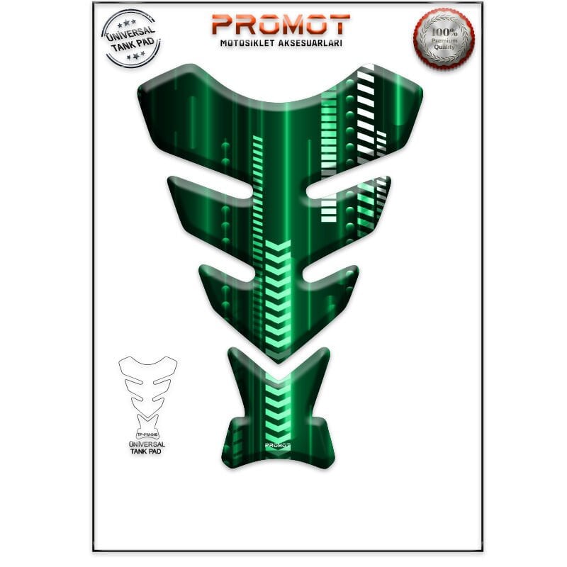 Universal Motosiklet Tank Pad 3D Sticker 0046