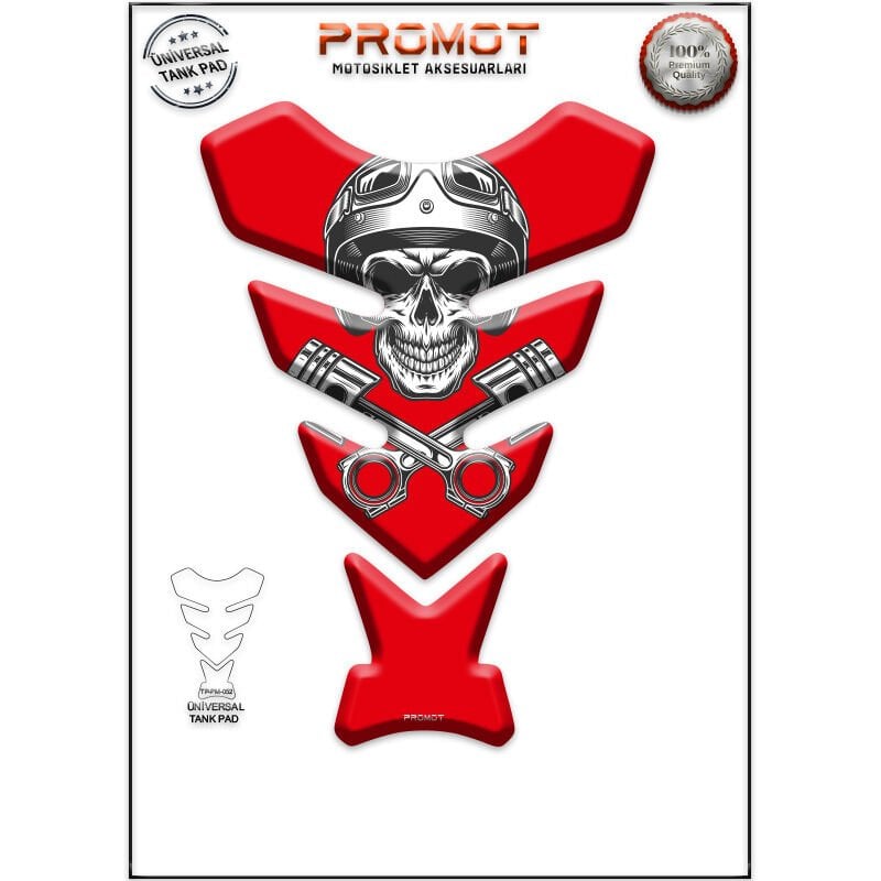 Universal Motosiklet Tank Pad 3D Sticker 0052