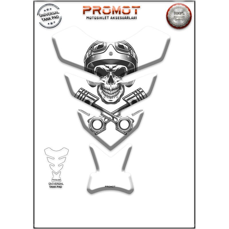 Universal Motosiklet Tank Pad 3D Sticker 0053